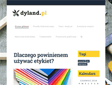 Tablet Screenshot of dyland.pl